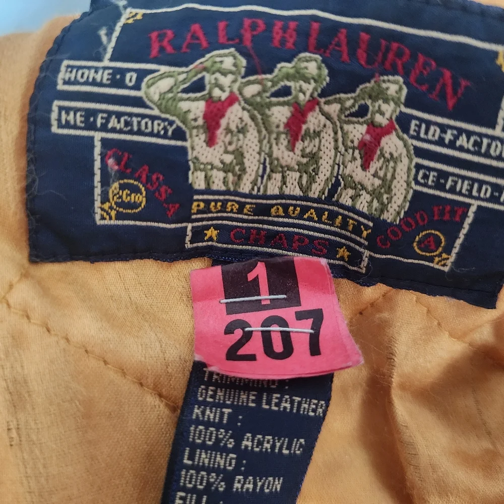 Vintage  Chaps Ralph Lauren varsity jacket - Picture 4 of 5